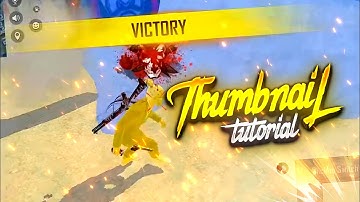 Free Fire THUMBNAIL TUTORIAL on Android || how to make thumbnail for free fire #PART-7 ||MR.ASFAK YT