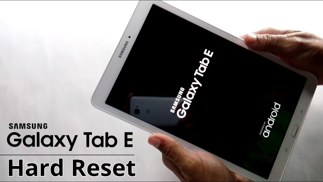 Cómo Hacer Factory Reset De La TABLET Samsung TAB E 10 Pulgadas, HARD RESET TABLET SAMSUNG TAB E 10