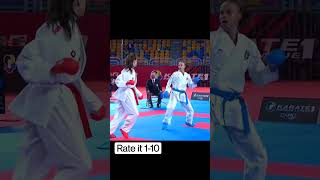 Perfect scorpion kick - focused athlete ! #karate #focused