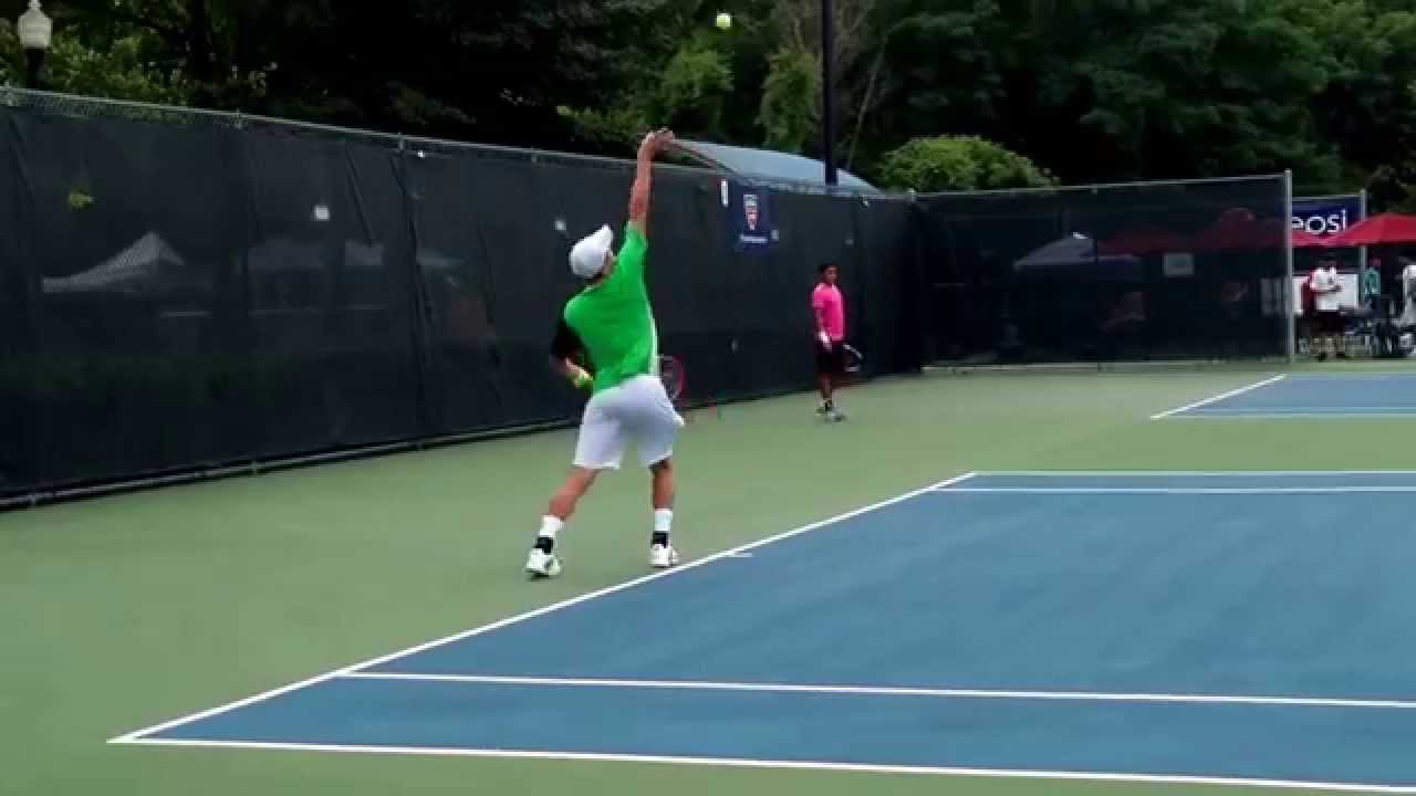 Godfrey F22 Future: Michael Genender serve and strokes