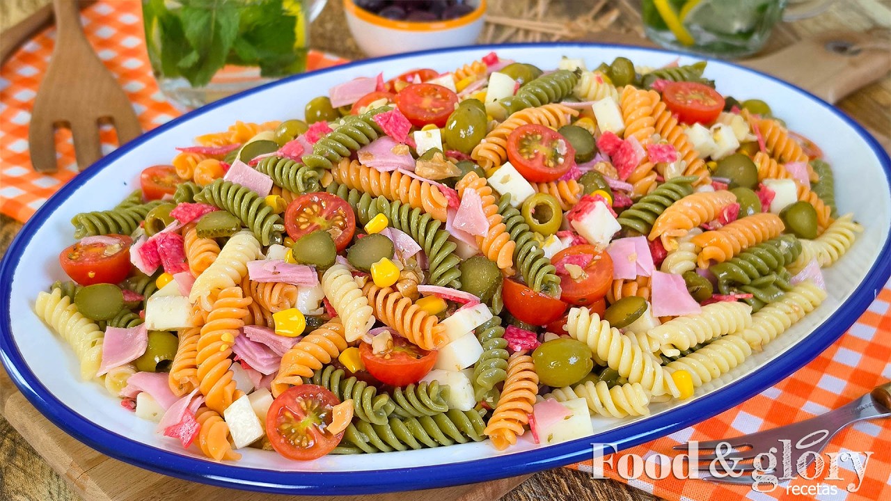 Ensalada de pasta playera: la receta fresca ideal para llevar en el táper