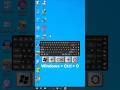 ⌨️ Use Win + Ctrl + O to Open On-Screen Keyboard #computer #shorts #shortvideo
