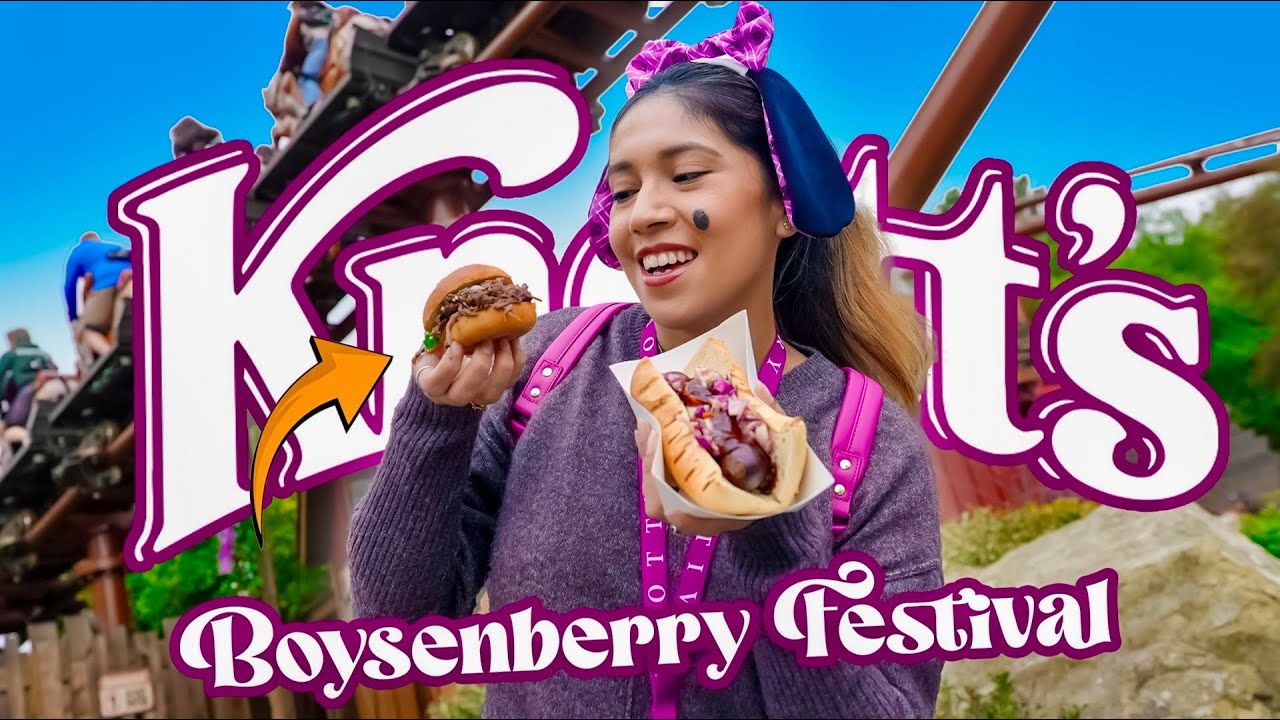 We Went To Knotts Berry Farm's Boysenberry Festival 2025 For Some Berry Sweet Eats!