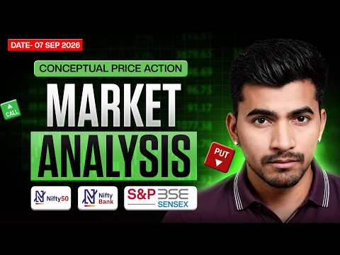 7 September Market Analysis | Nifty & Bank Nifty Prediction | Best Monday Trading Setup