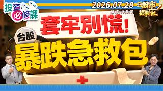 台股大跌2030點.滿手股票怎麼辦?║林昌興、林鈺凱、鐘崑禎║2026.07.28