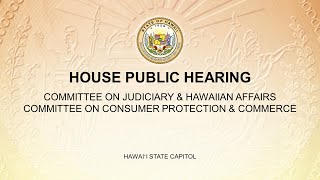 JHA/CPC Joint Public Hearing - Thu Mar 21, 2024 @ 2:00 PM HST