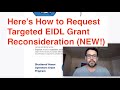 Here's How To Request Targeted EIDL Grant Reconsideration If You're Denied