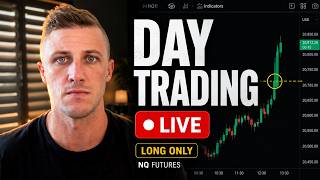 🔴 NQ Futures LIVE | I Call Every Entry BEFORE the Fill (Long Only)
