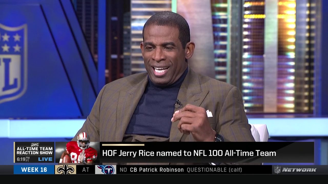 Deion Sanders reacts to Randy Moss, Jerry Rice named to NFL's 100 All