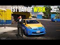 1st day of job as a taxi driver  gta 5 rp