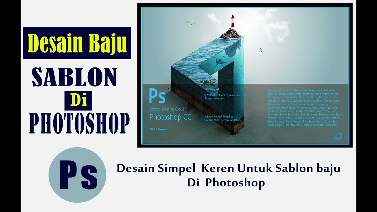  Desain  baju sablon  keren  di Photoshop YouTube