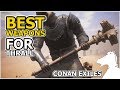Best Weapons For Thralls  CONAN EXILES - YouTube