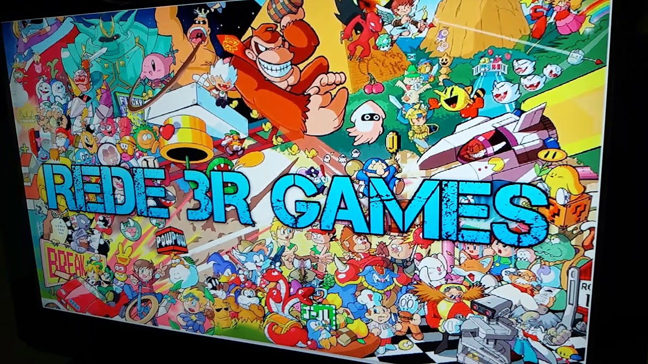 Rede 3R Mini video game 7000 jogos varios consoles YouTube