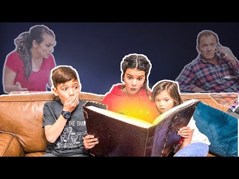 Our Parents DISAPPEARED! Magic Spell Book! Episode 5!