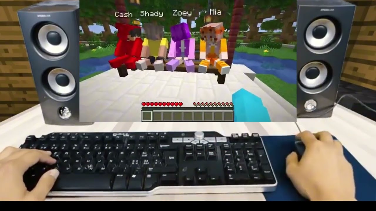 Angry Minecraft realistic noob but he’s watching Nico Minecraft channel and his voice is Santa