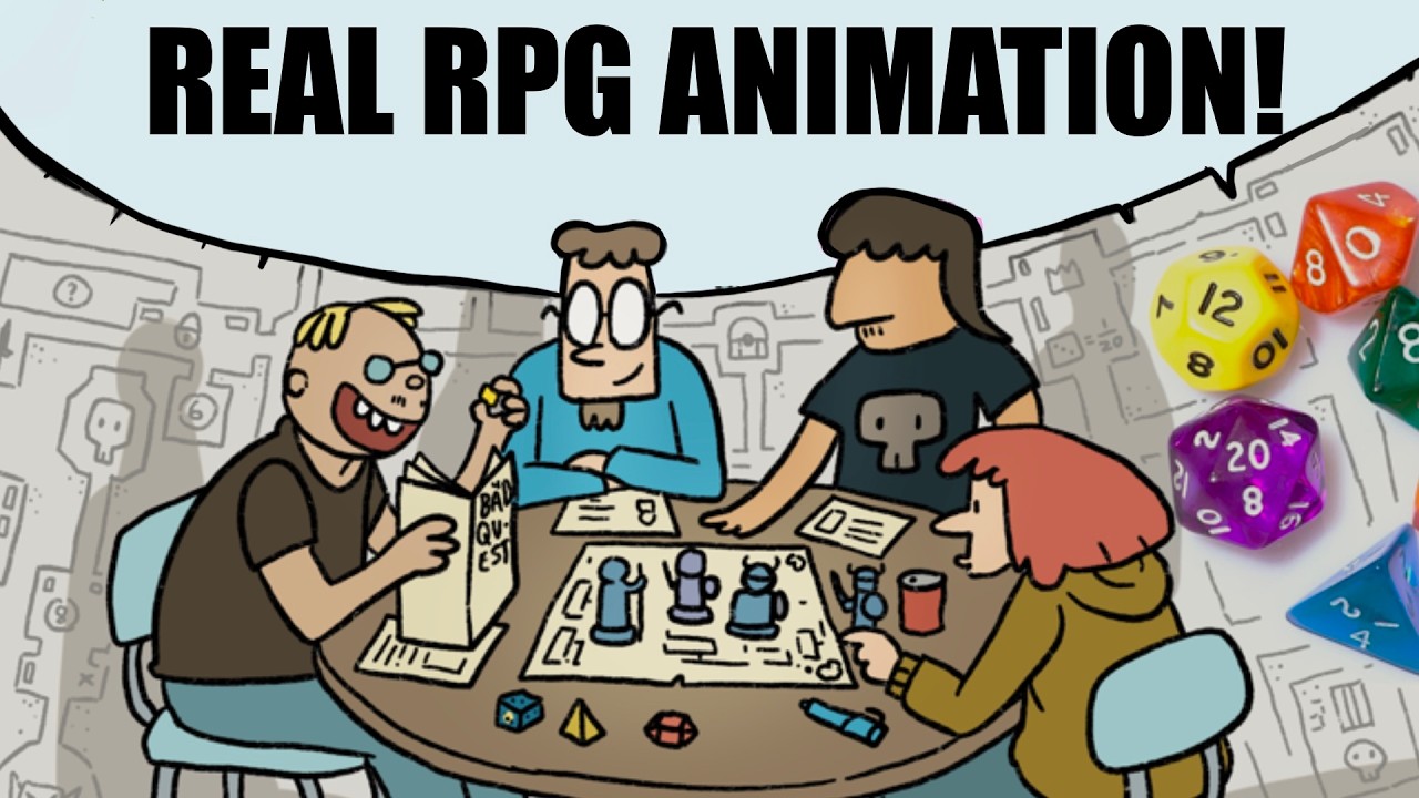 This Cartoon is made by an NPC, for RPG Fans