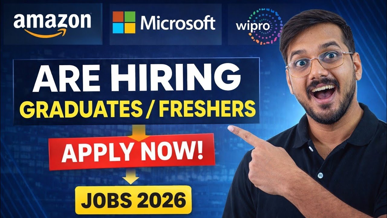 Latest Job Openings for Freshers & Graduates | Tech & Non-Tech Hiring 2026