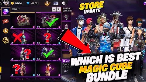 Which Magic Cube Bundle is Best?🤔 | magic cube store update | free fire new event | ff new event