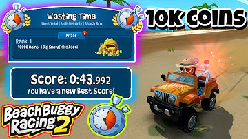 Wasting Time 🗑️| 10k Coins Prize✨| Bulldog 🐂+ BeachBro 🎱| Beach Buggy Racing 2 🏖🏁| BB Racing 2 