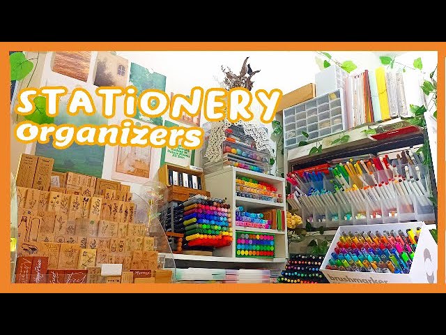 🌼30 organizers for stationery |Stationery Organizers that I'm using + links u0026 prices class=