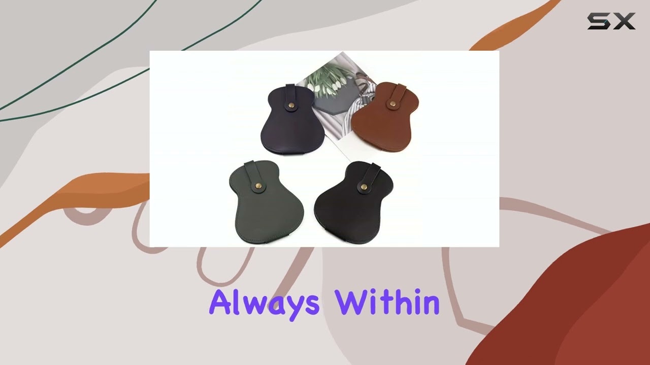 Best Leather Guitar Pick Holder Case for 18 Picks