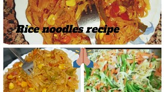 Rice noodle recipe |Vegetable Pad Thai Noodles | Thai Recipes😋
