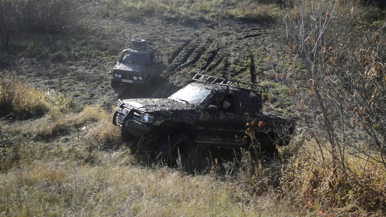 УАЗ, TOYOTA, НИВА в крутую гору. Кто кого???