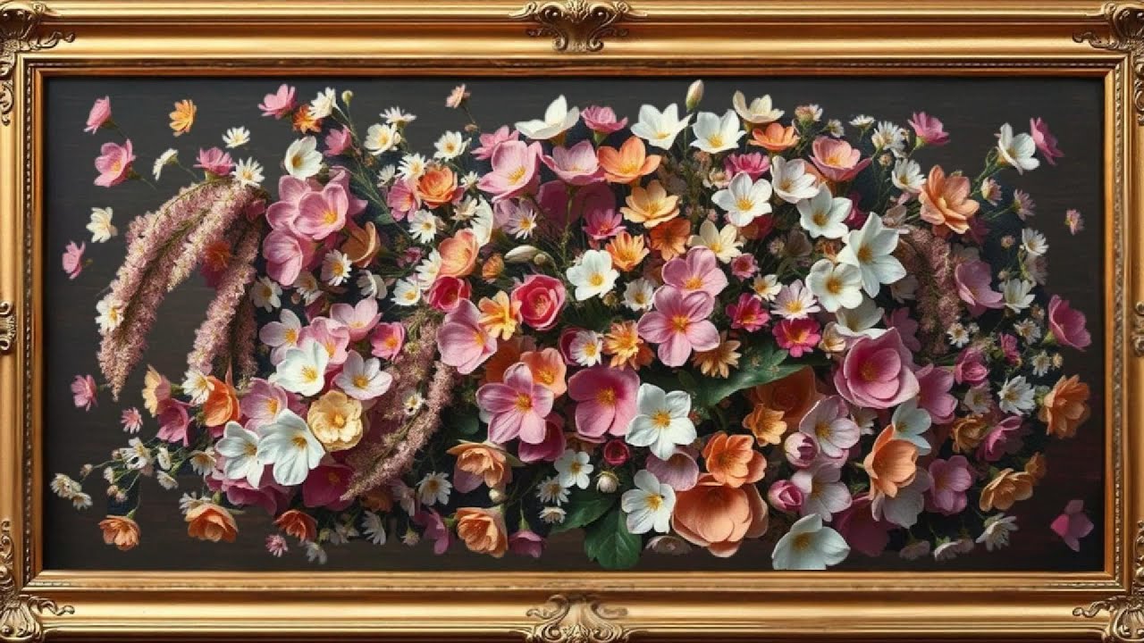 Vintage Sweet Abundance Mood Wallpaper Background | Ultra HD | Framed Original Digital Art