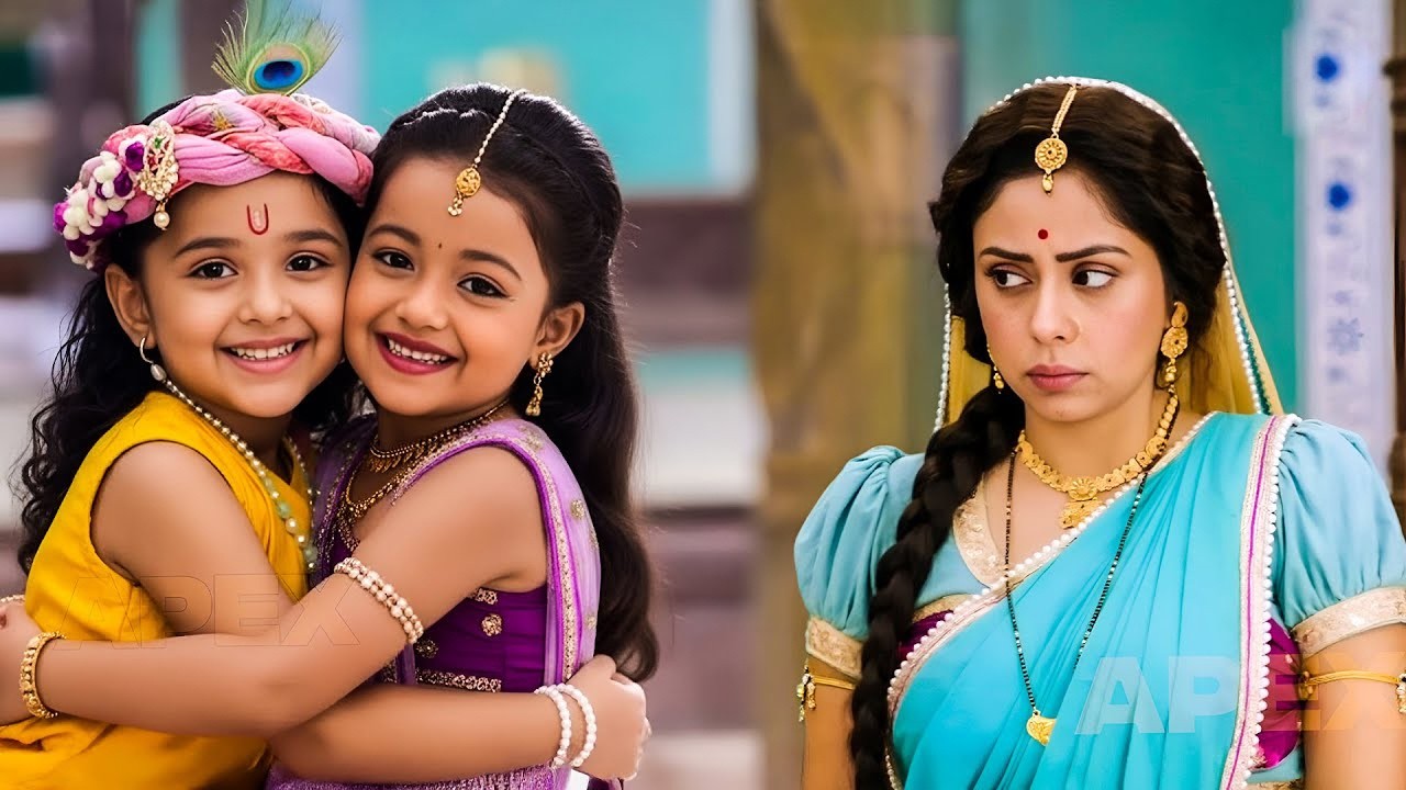 जब राधा पहली बार कान्हा से मिली   यशोमती मईया के नंदलाला   Shree Krishan Leela