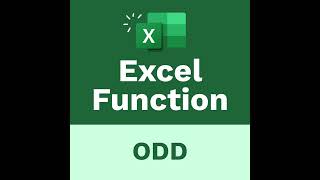 The Learnit Minute - ODD Function #Excel #Shorts screenshot 1