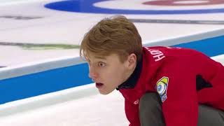 #wjcc2024 Lukas Hoestmalingen (NOR) blanked the extra end of world championship gold medal final