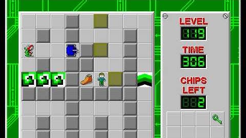 CCLP2 level 119 solution - 280 seconds