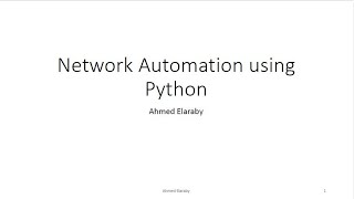 Network Automation using Python - Session1 screenshot 4