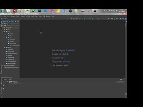 Start Android Studio and Open The Project - LiveWeb Android Webview App With Admin Panel