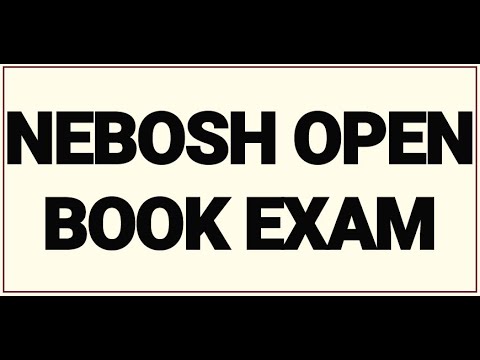 HOW TO PASS NEBOSH IG1 OPEN BOOK EXAM - SAFETY STUDY GROUP