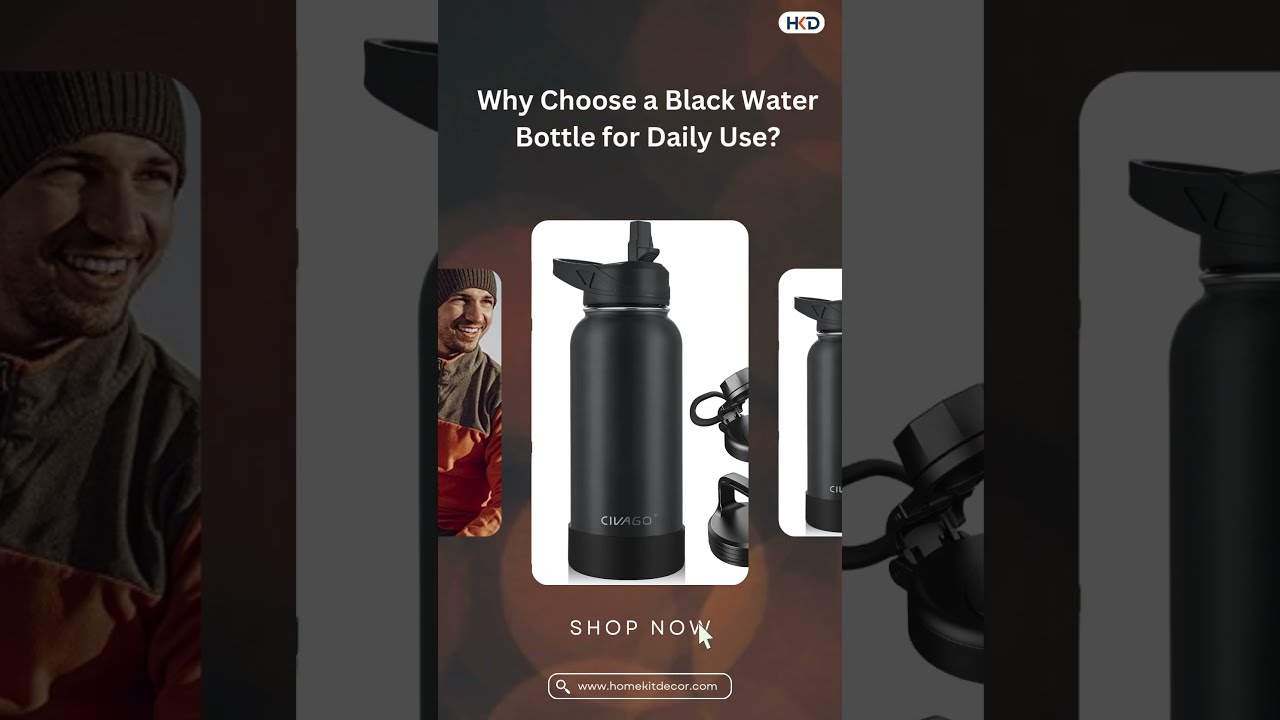 Top 10 Black Water Bottles You Need in 2025 | Stylish, Durable & Leak-Proof
