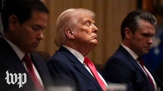 Thumbnail for Watch Trump repeatedly struggle to keep his eyes open at his Cabinet meeting