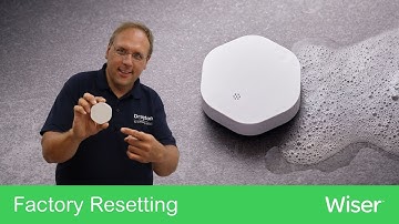 How to factory reset the Wiser Water Leakage Sensor