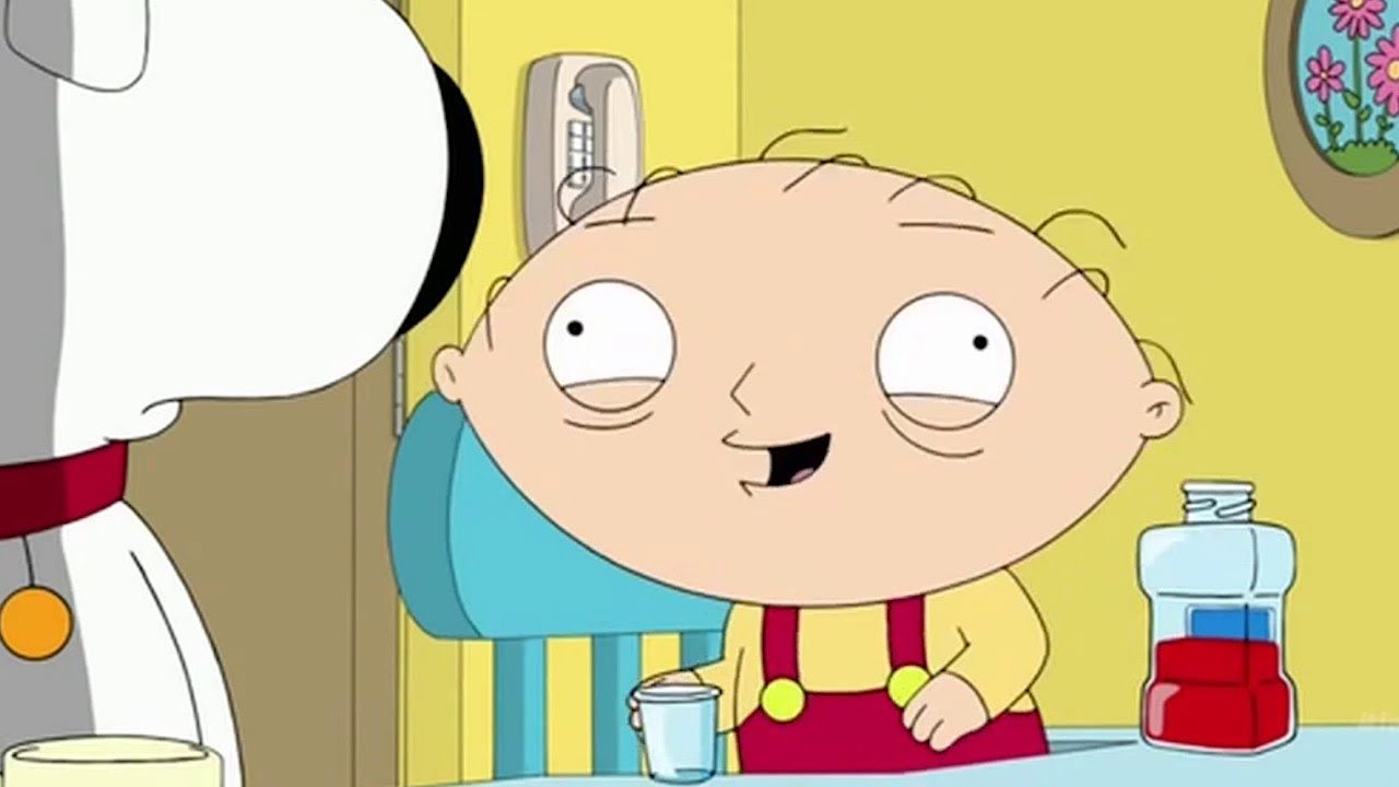 Drunken Stewie on lean and alcohol