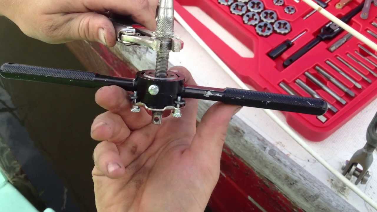 Fixing a cross threaded turnbuckle YouTube