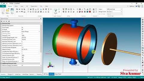#PV Elite Tutorial para principiantes Diseño de intercambiador de calor tipo cabezal flotante