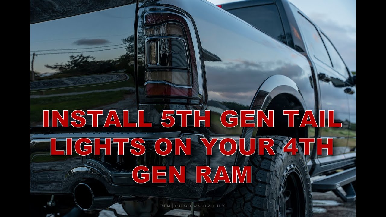 5th Gen Ram Tail Lights for 4th Gens! YouTube