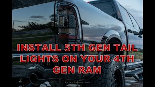 5th Gen Ram Tail Lights for 4th Gens!