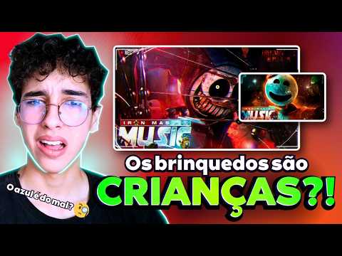 Jogo medonho... REACT Coisas Quebradas e Porto Seguro | Poppy Playtime | Iron Master