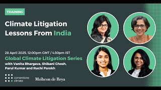 Climate Litigation: Lessons from India
