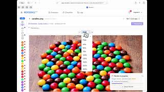 Count Candies by Color in a Photo with Revdoku (open-source)