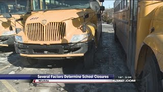 Several factors determine school closures