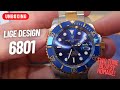 UNBOXING: LIGE DESIGN 6801 TWO TONE DIVE WATCH (SUB  'BLUESEY' HOMAGE)