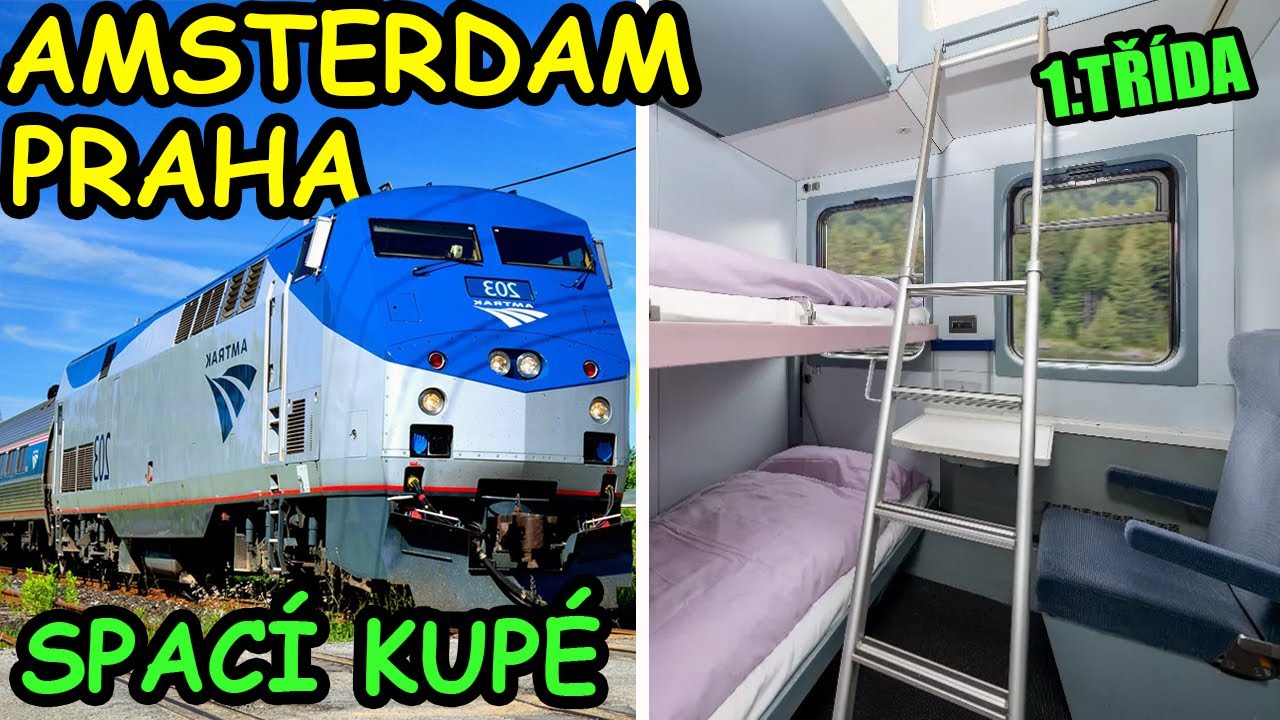 Nočním VLAKEM z AMSTERDAMU do PRAHY |13 Hodin ve Vlaku|