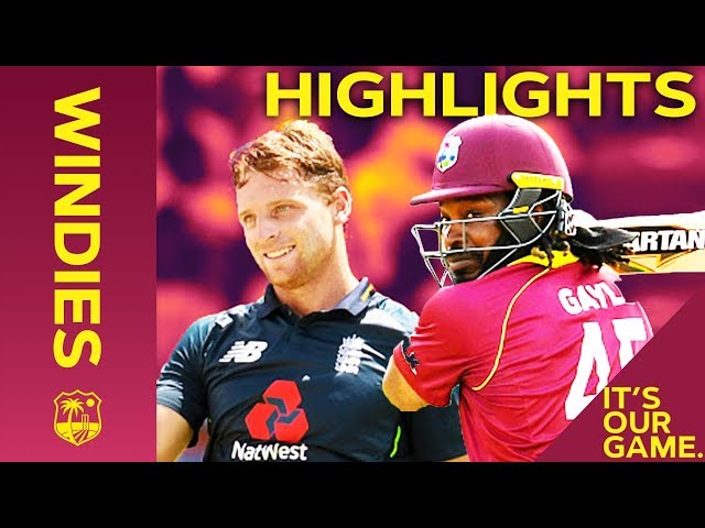 Buttler & Gayle Go Huge In Record Breaking Match | Windies vs England 4th ODI 2019 - Highlights class=